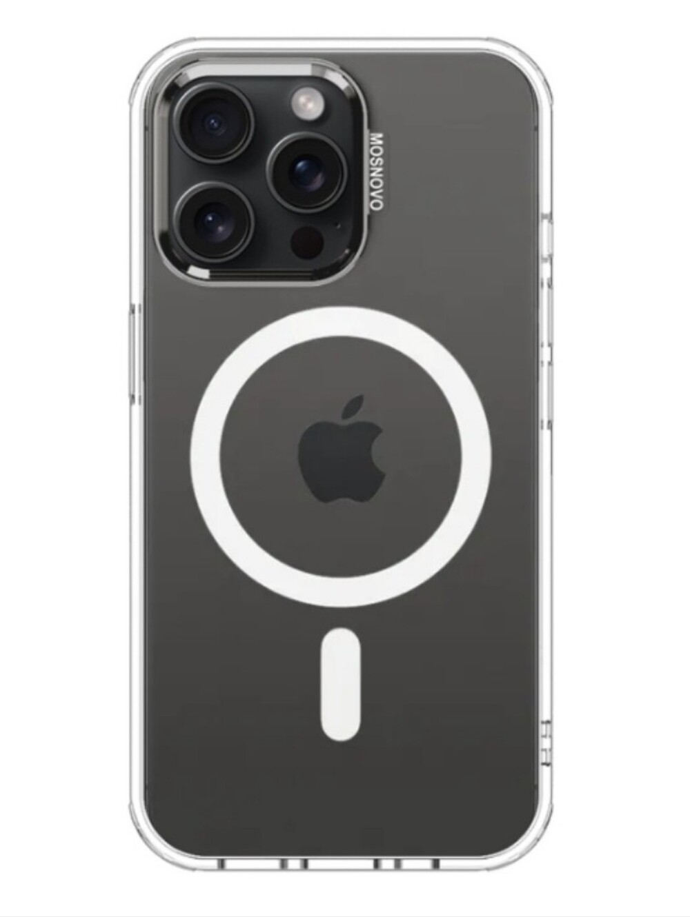 Mosnovo | iPhone 15 Pro Max Case| MagSafe Ring